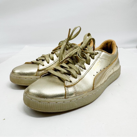 PUMA SUEDE 50TH GOLD ANNIVERSARY UNISEX SIZE 6.5C Big Kids - Picture 5 of 13